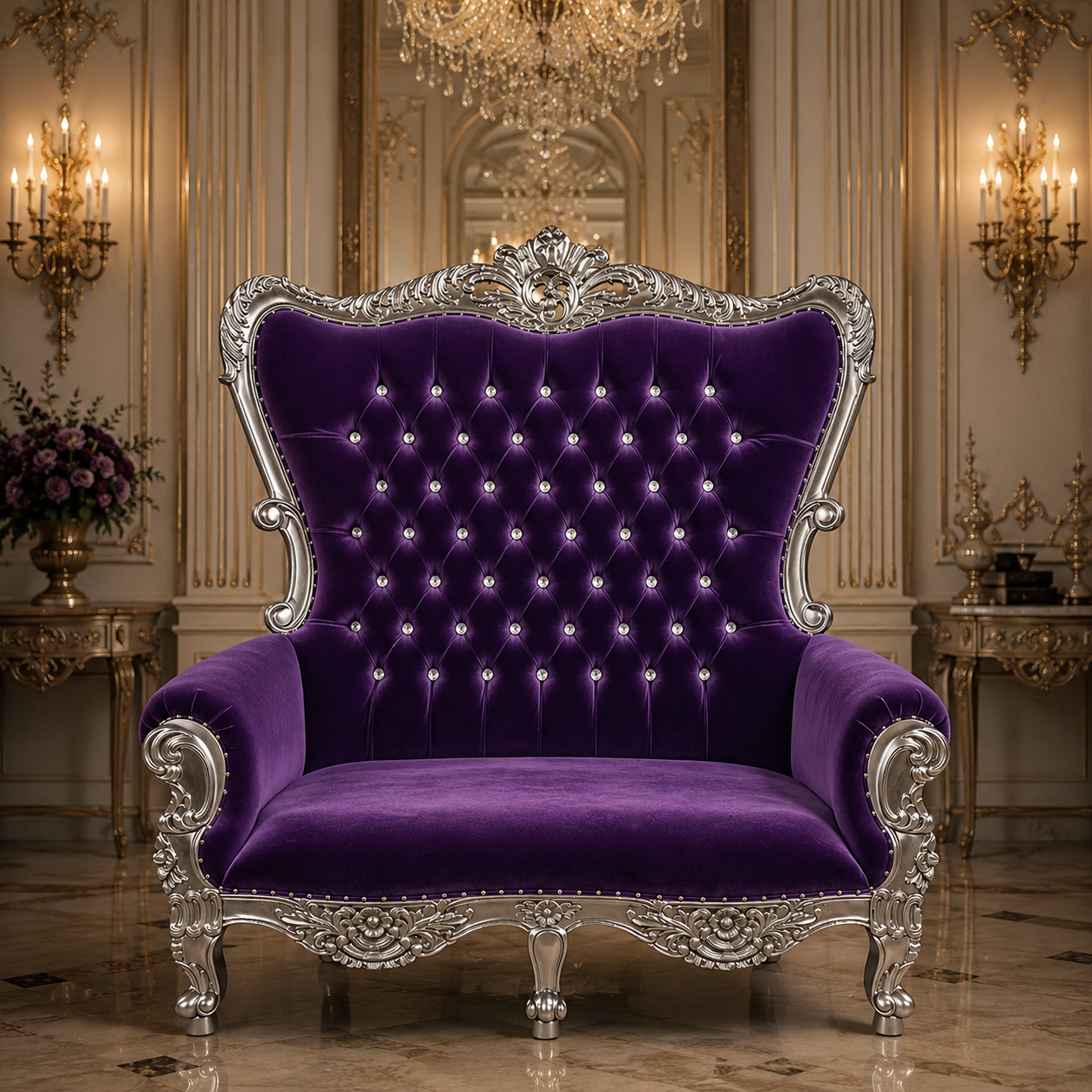 Queen Victoria Loveseat