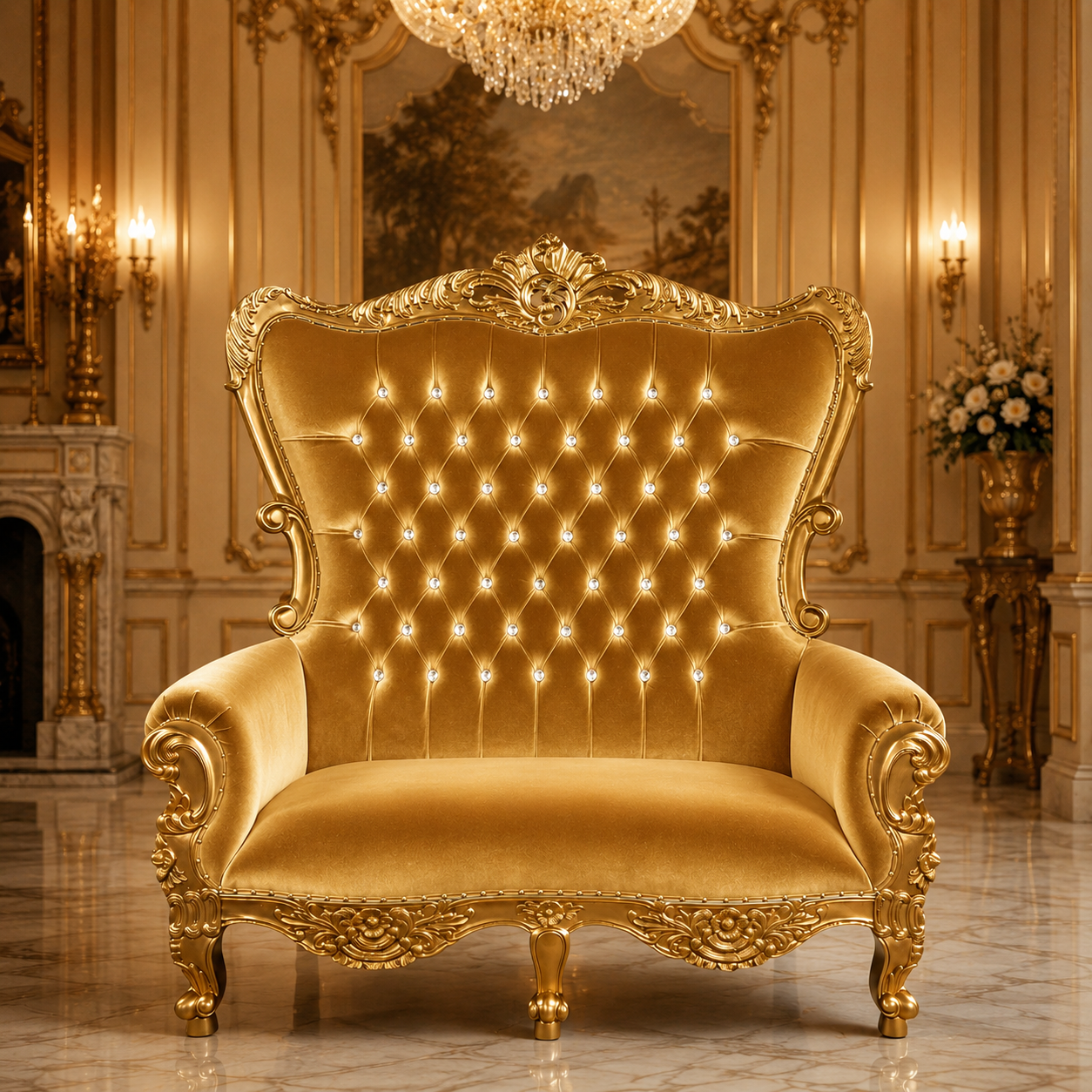 Queen Victoria Loveseat