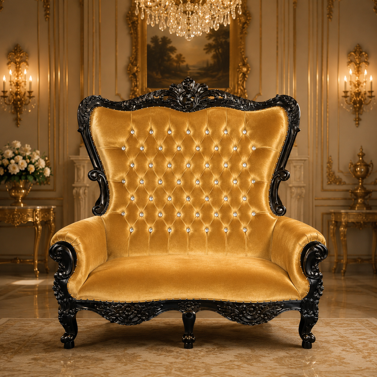 Queen Victoria Loveseat