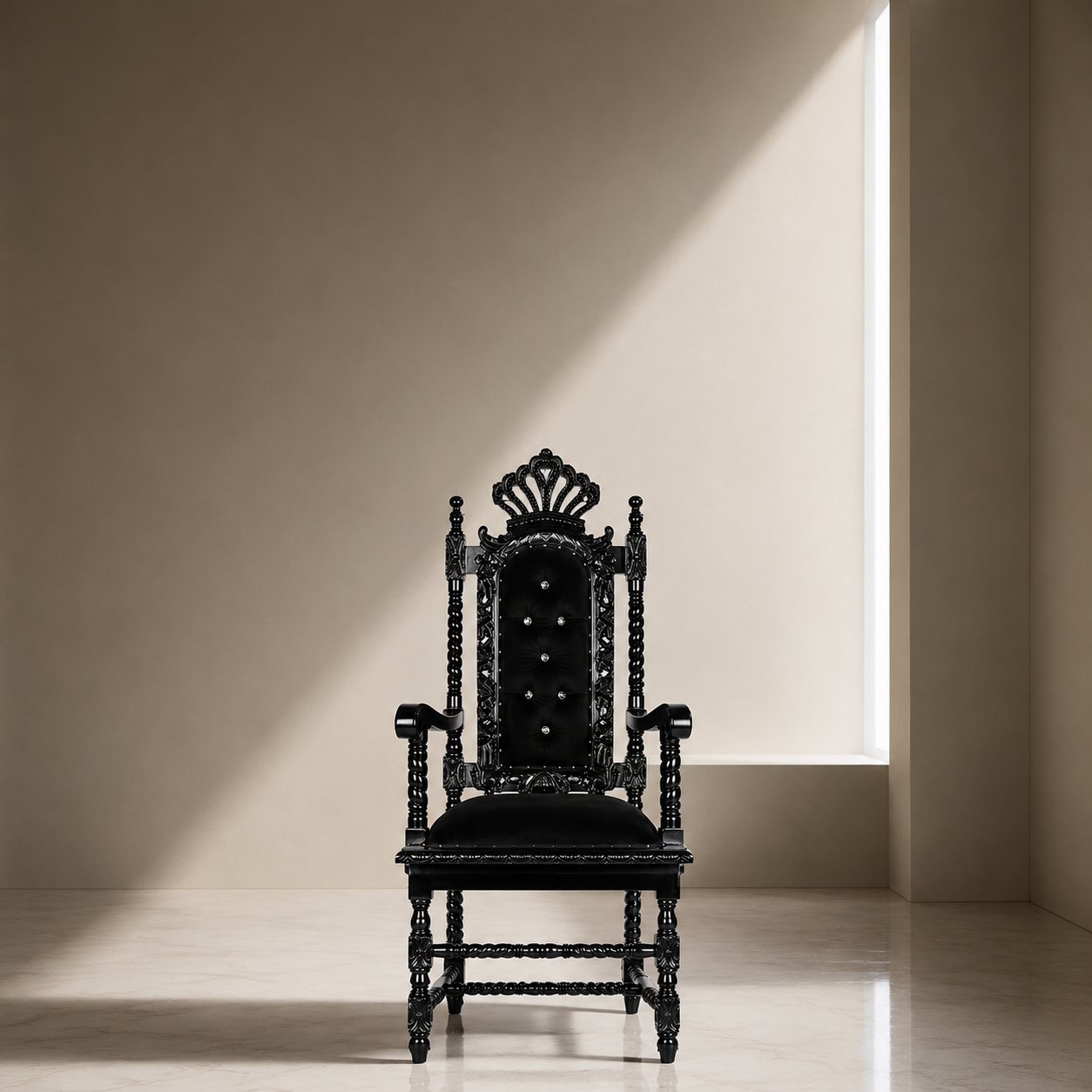 Cyprian Throne Chair