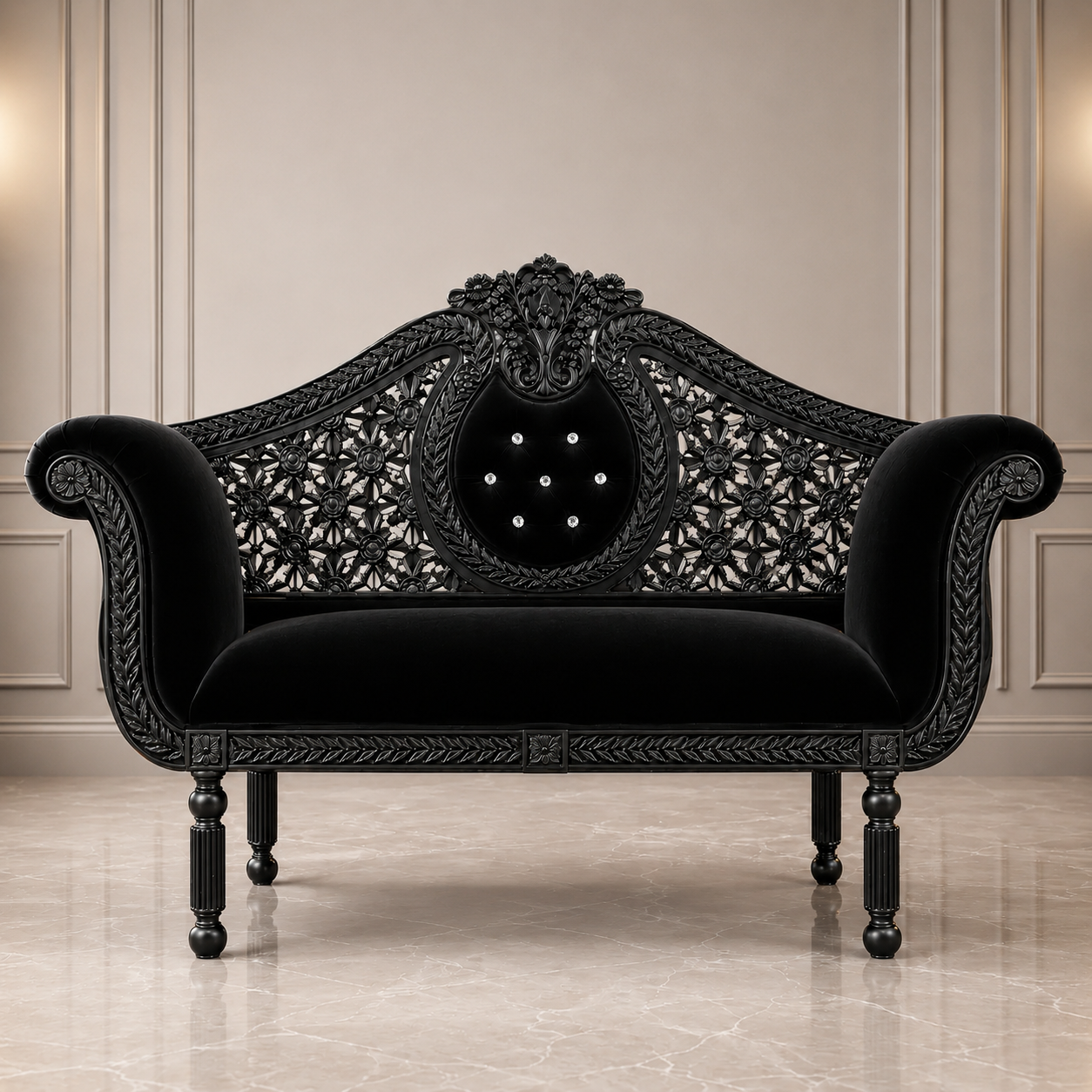 Jasmine Royal Loveseat