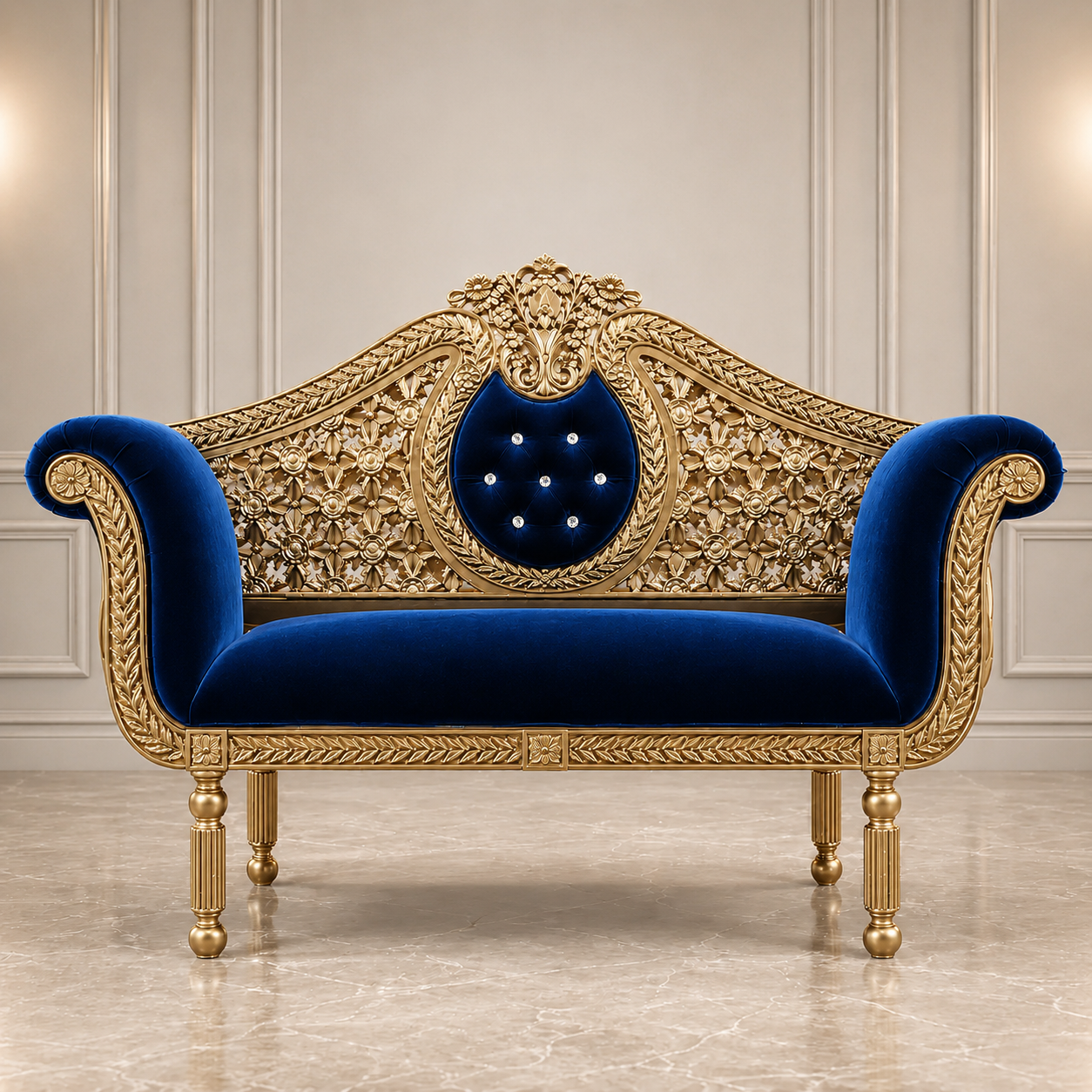 Jasmine Royal Loveseat