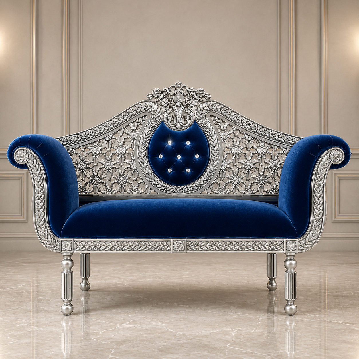 Jasmine Royal Loveseat