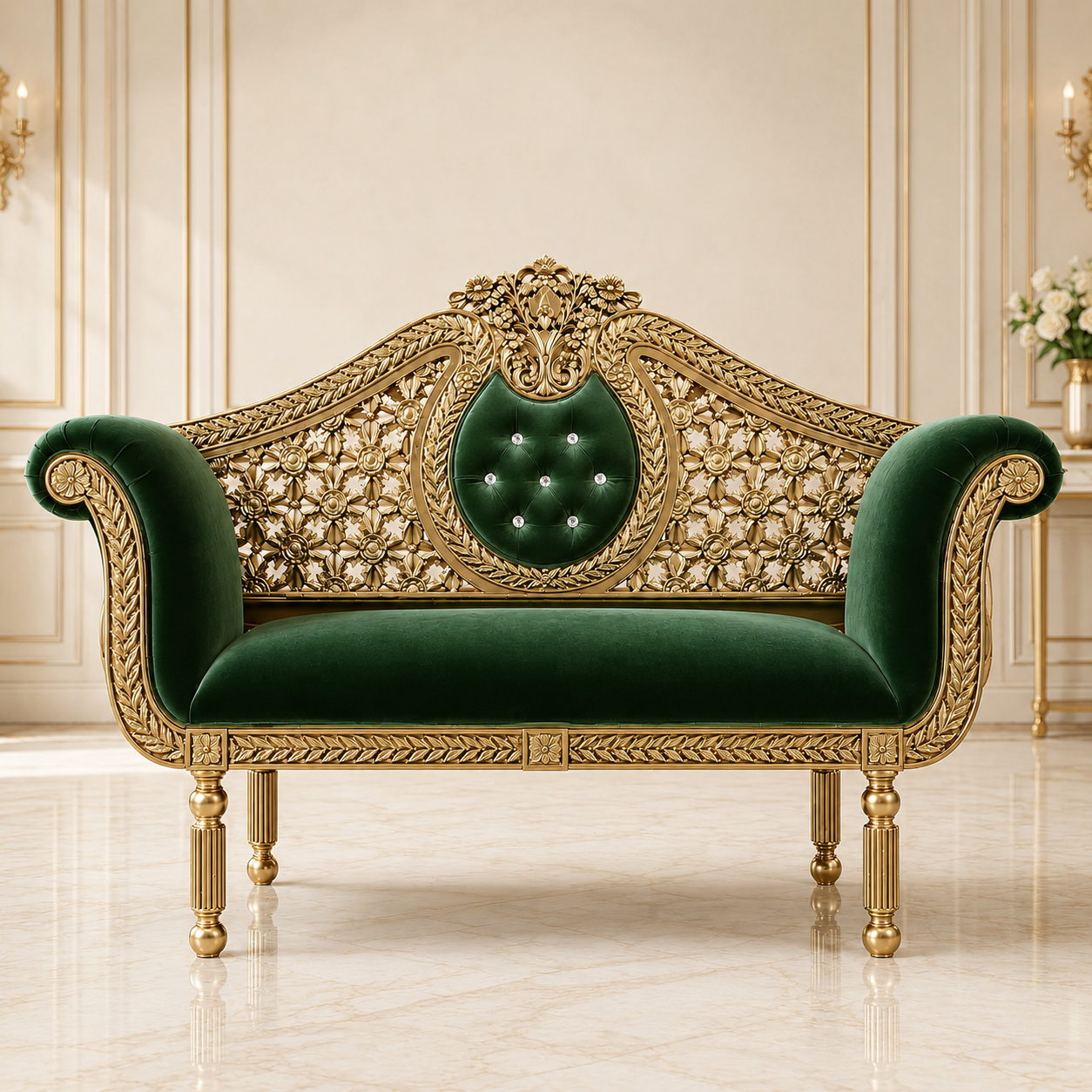 Jasmine Royal Loveseat
