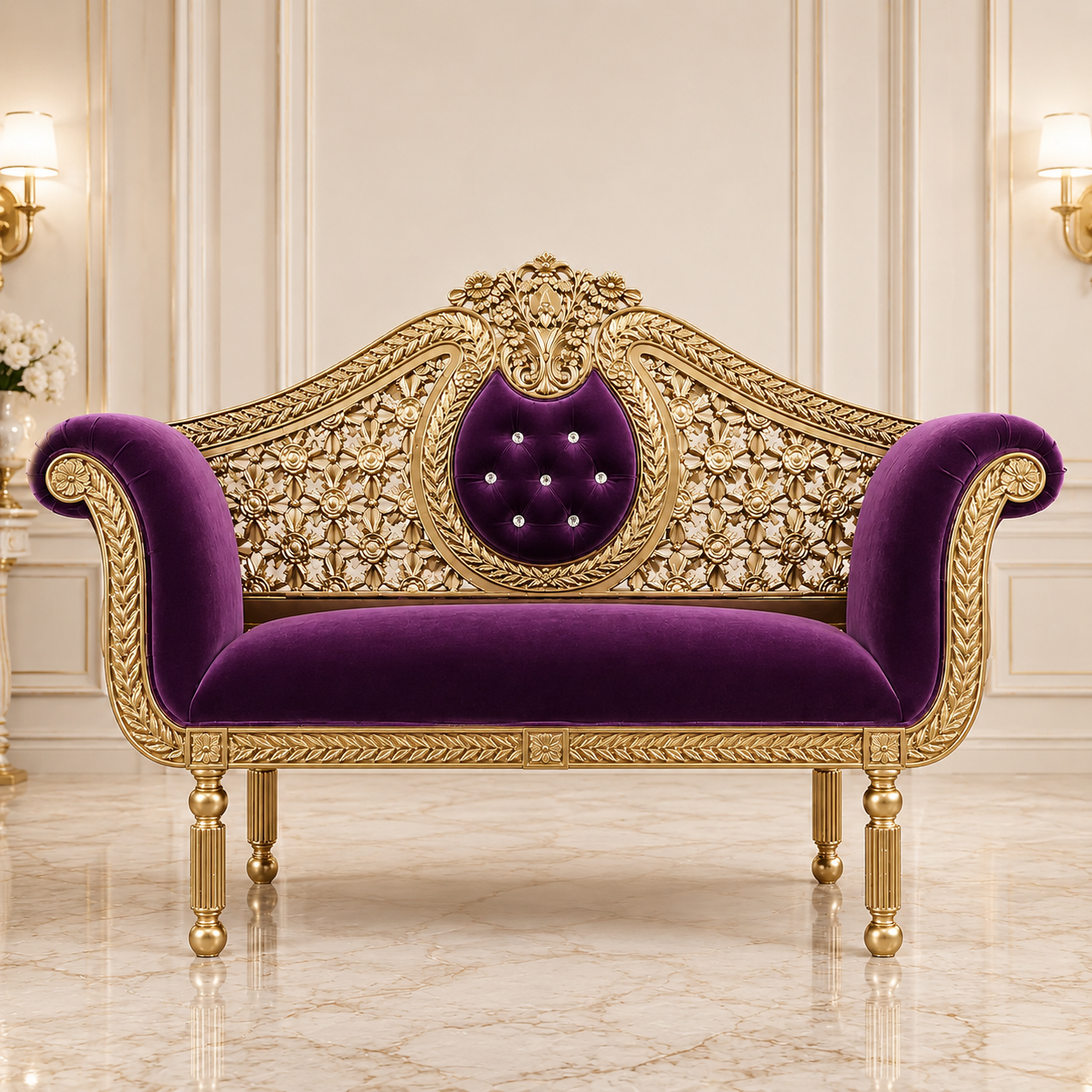 Jasmine Royal Loveseat