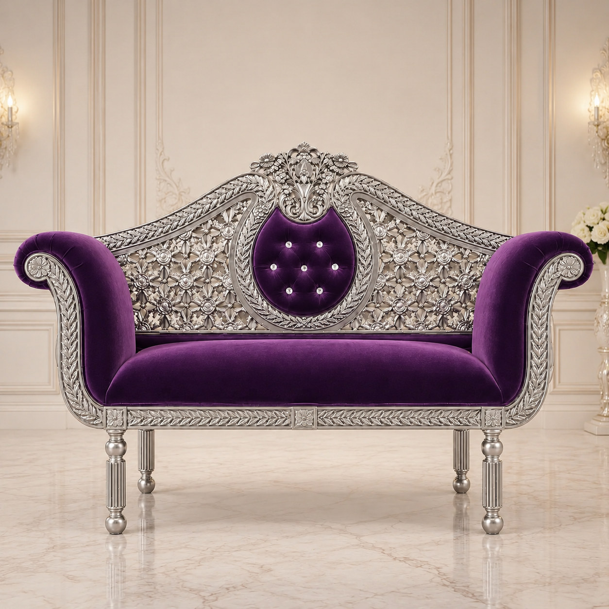 Jasmine Royal Loveseat