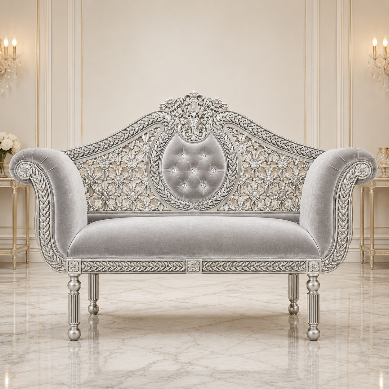 Jasmine Royal Loveseat