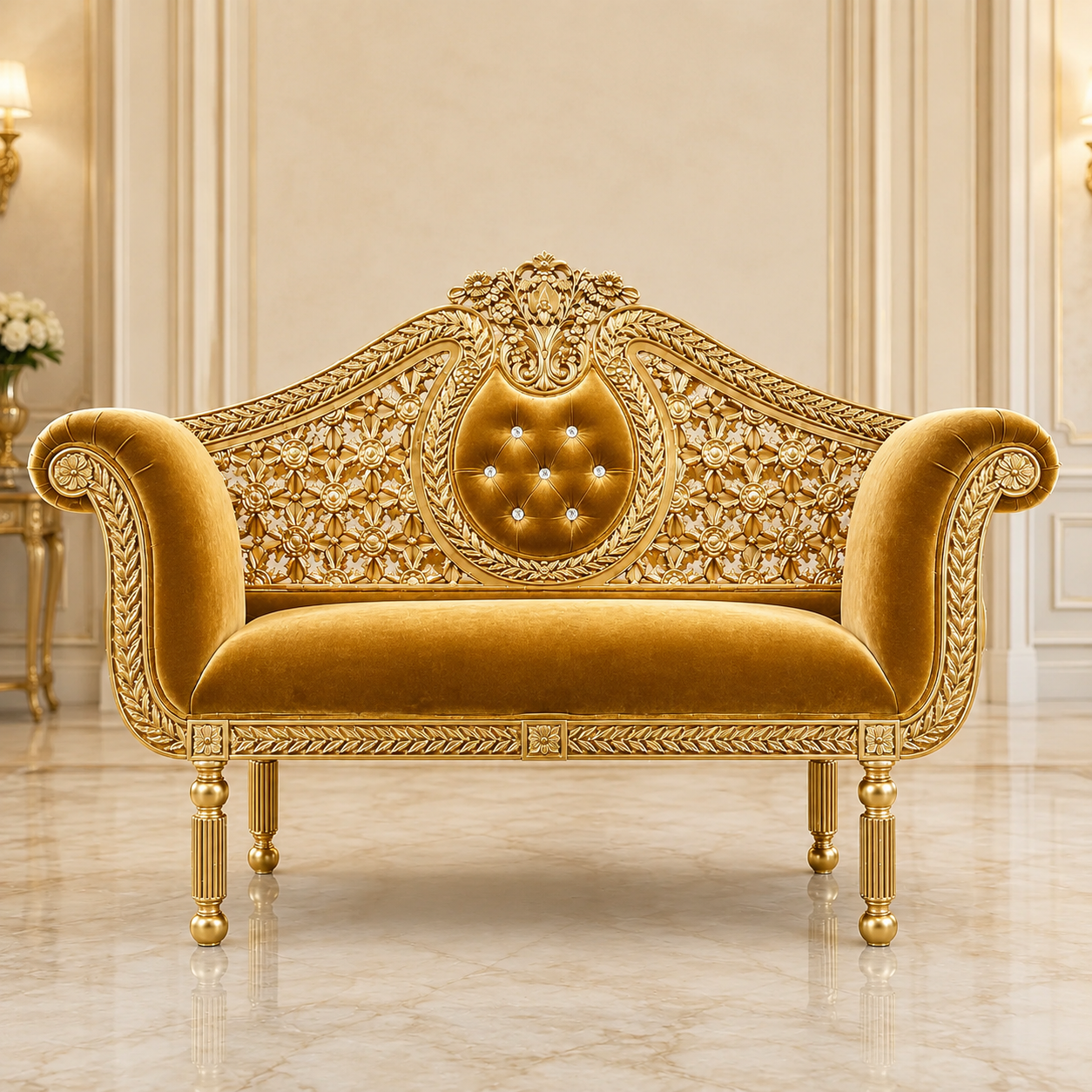 Jasmine Royal Loveseat