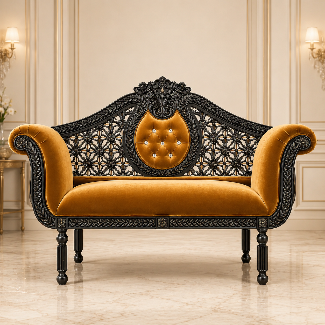 Jasmine Royal Loveseat