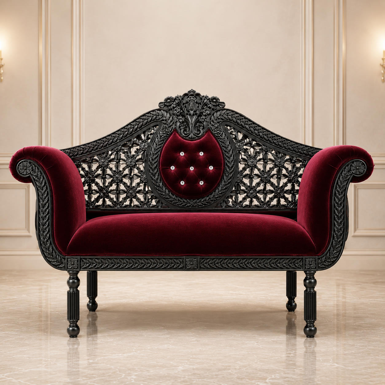 Jasmine Royal Loveseat