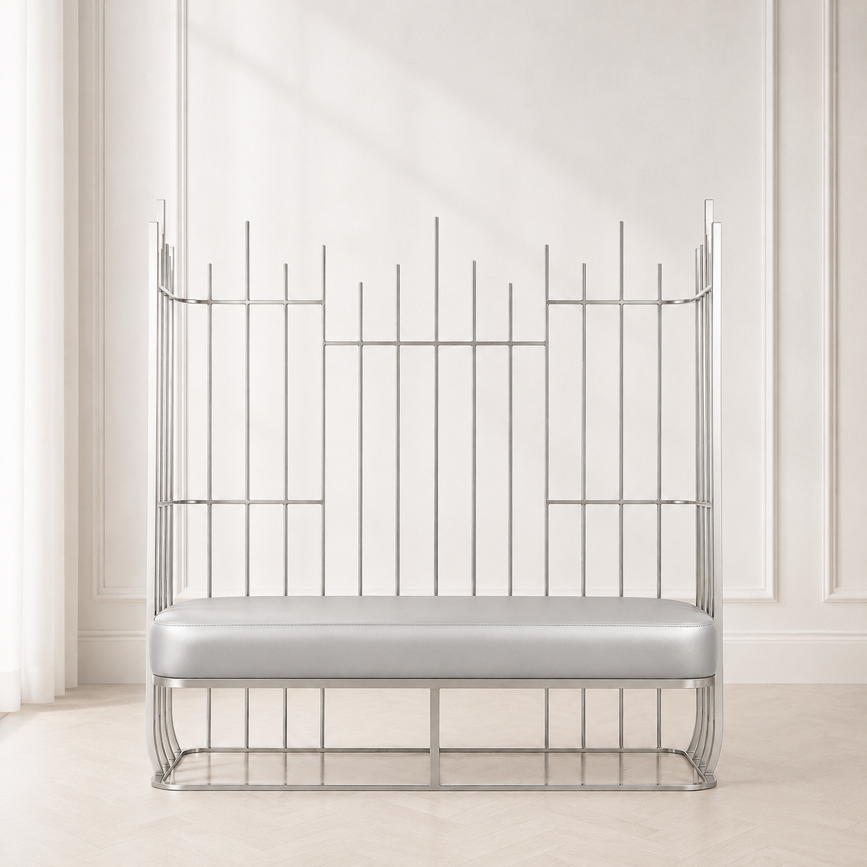 Aria Metal Loveseat