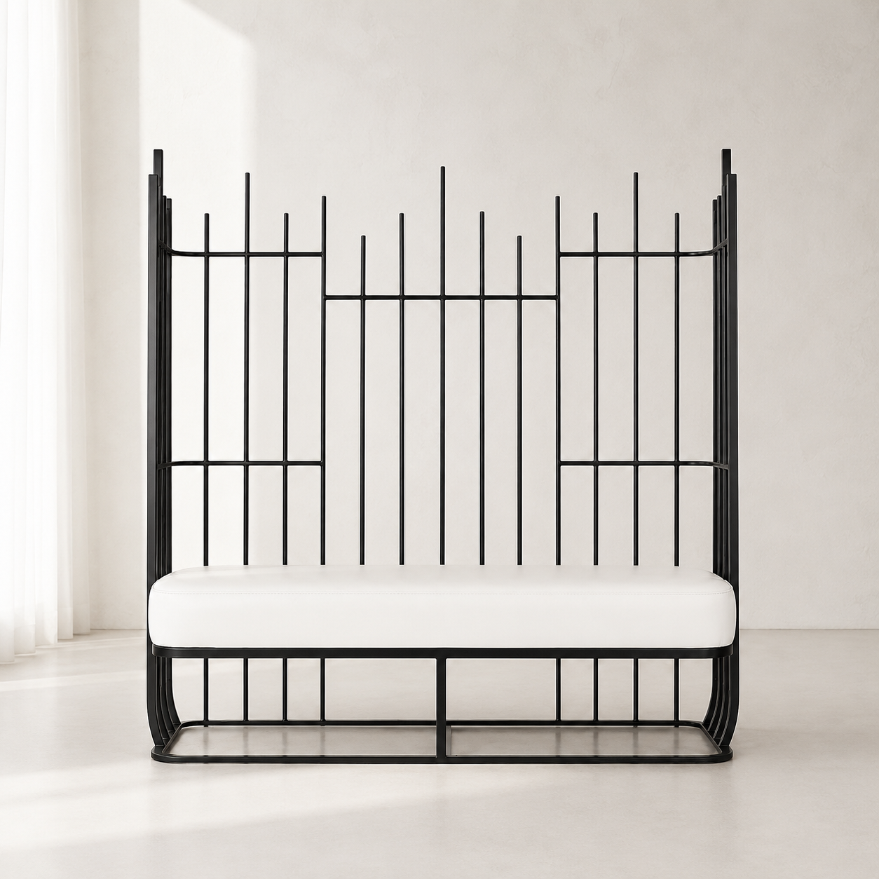 Aria Metal Loveseat