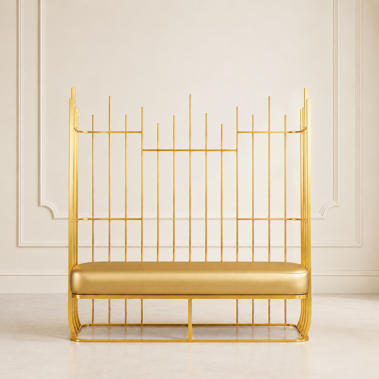 Aria Metal Loveseat
