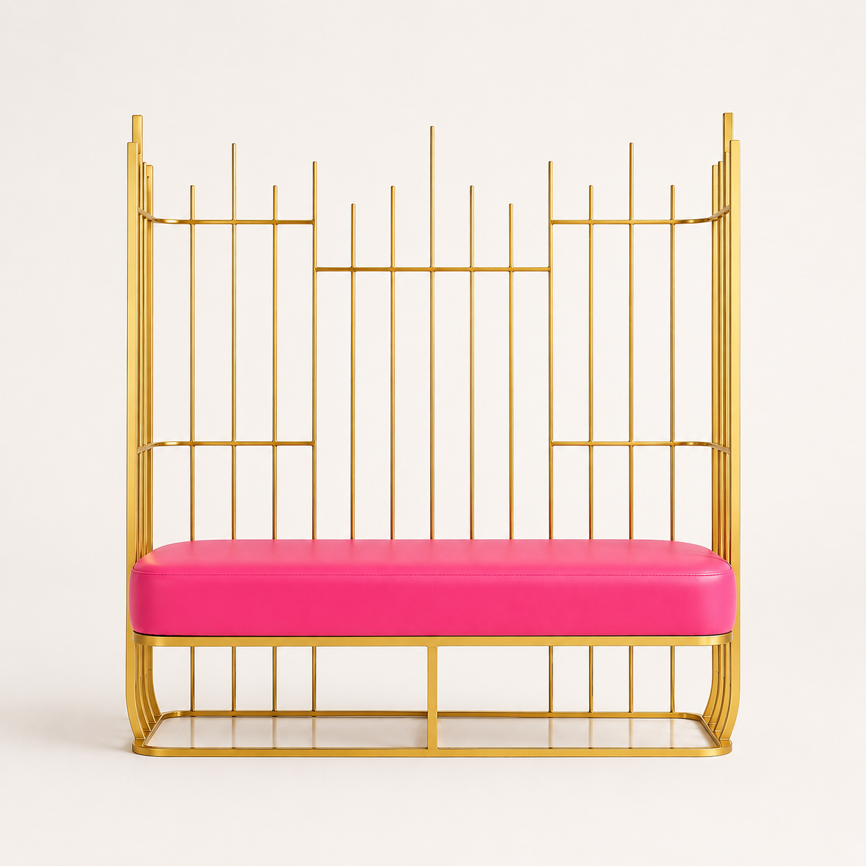 Aria Metal Loveseat