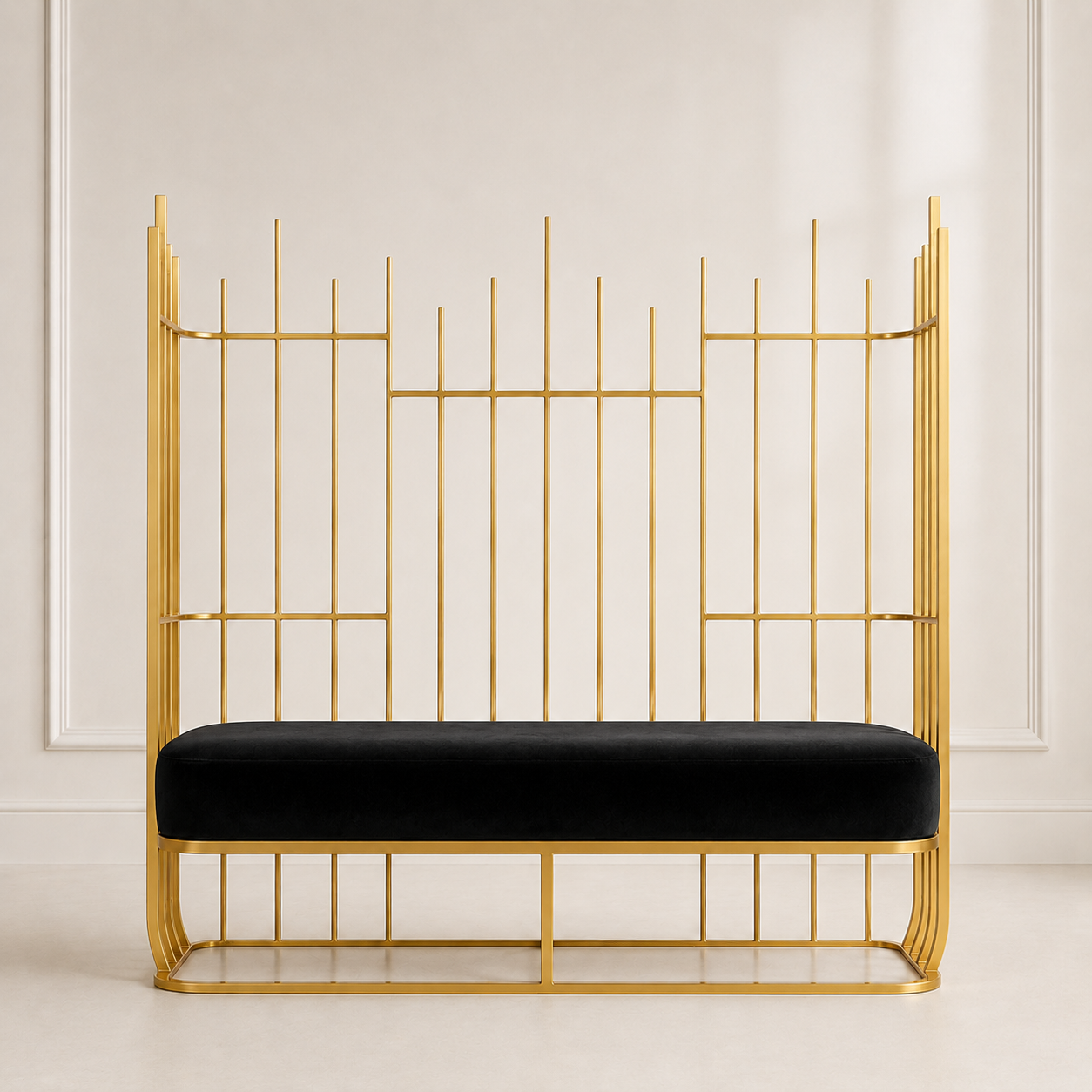 Aria Metal Loveseat