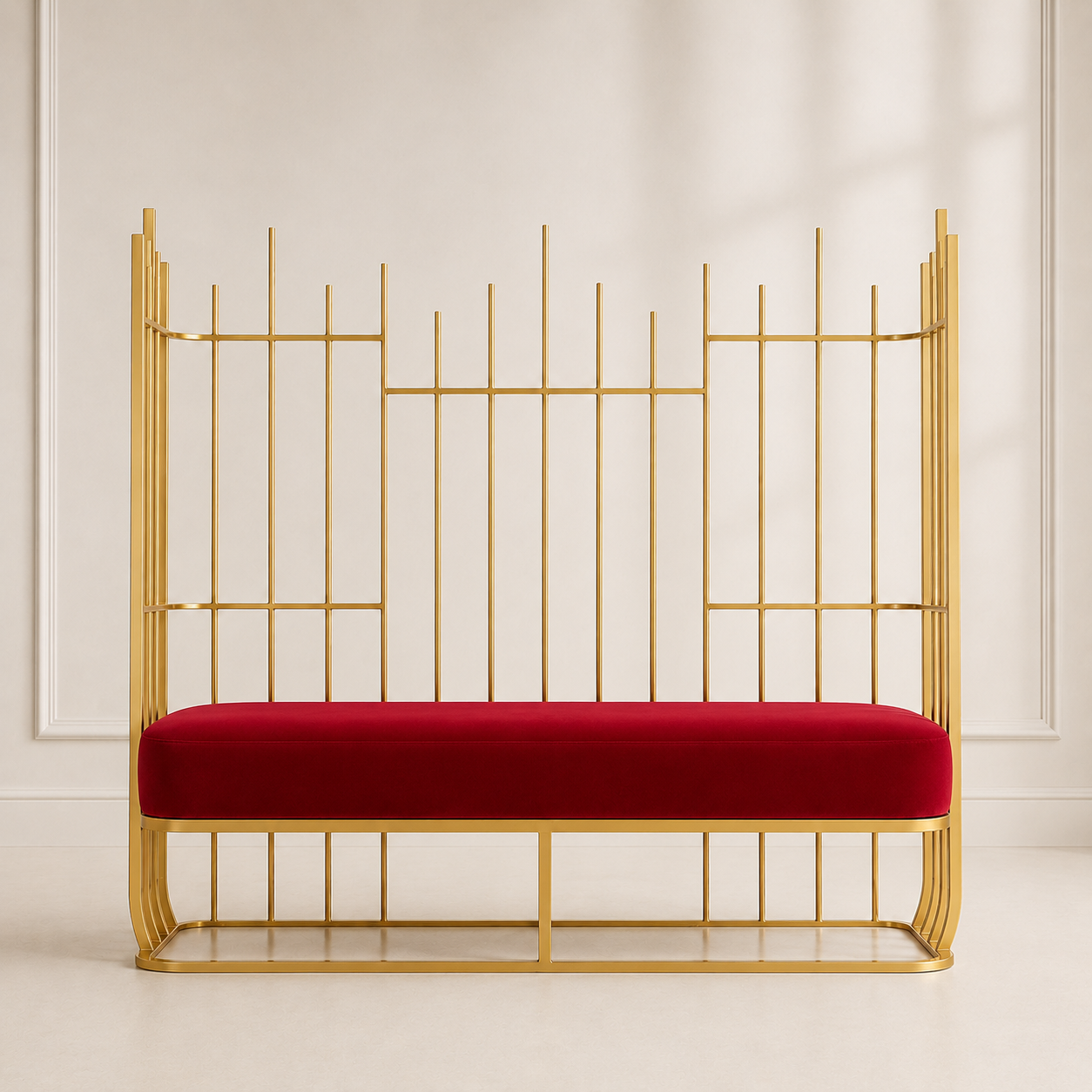 Aria Metal Loveseat