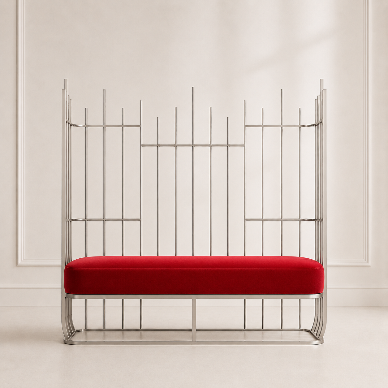 Aria Metal Loveseat