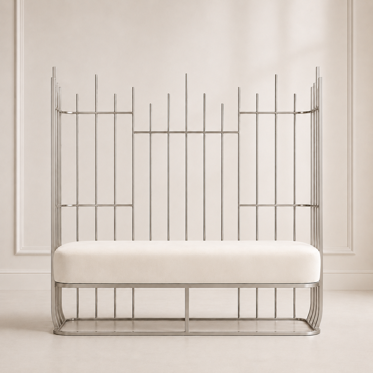 Aria Metal Loveseat