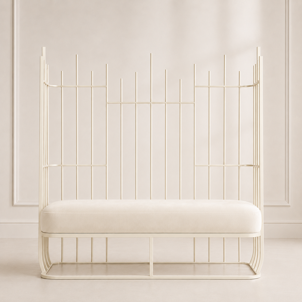 Aria Metal Loveseat