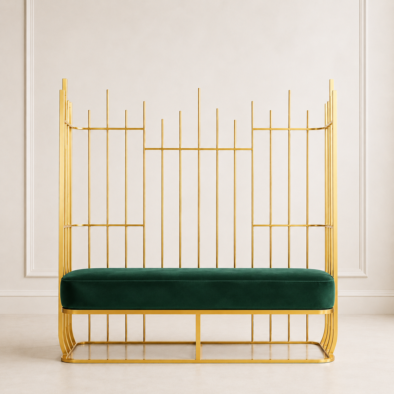 Aria Metal Loveseat