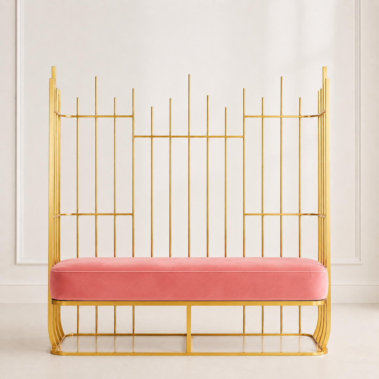 Aria Metal Loveseat