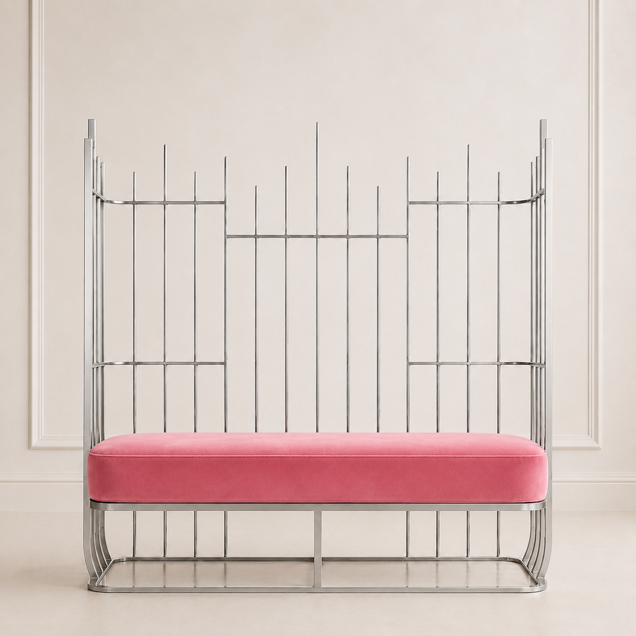 Aria Metal Loveseat