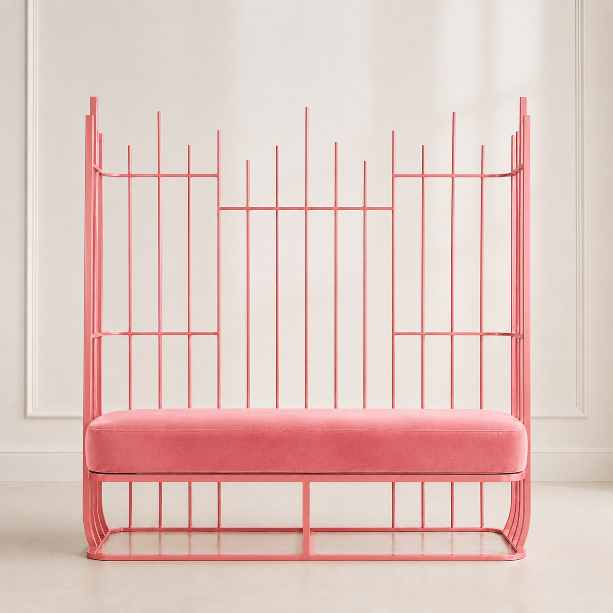 Aria Metal Loveseat