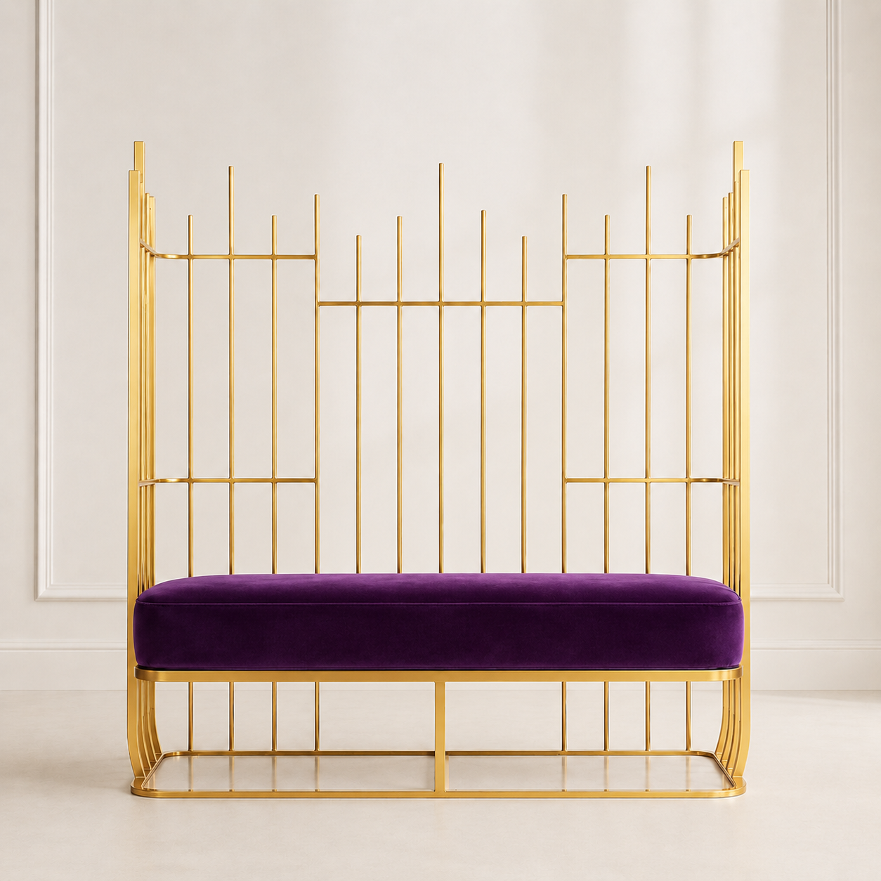 Aria Metal Loveseat