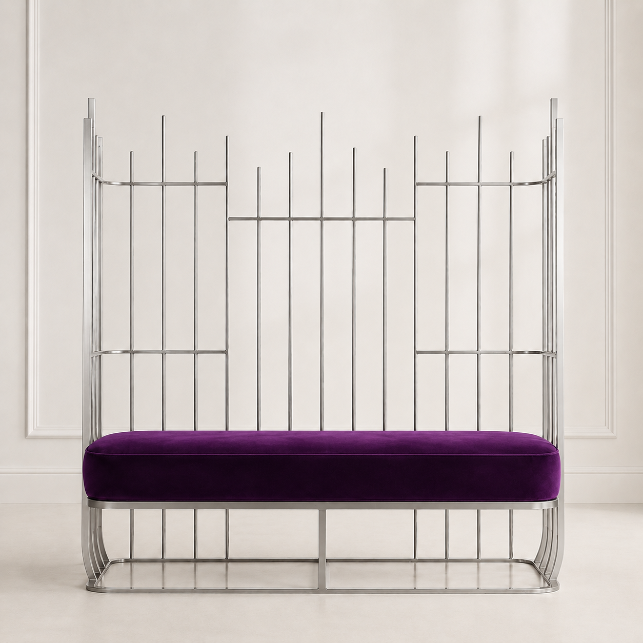 Aria Metal Loveseat