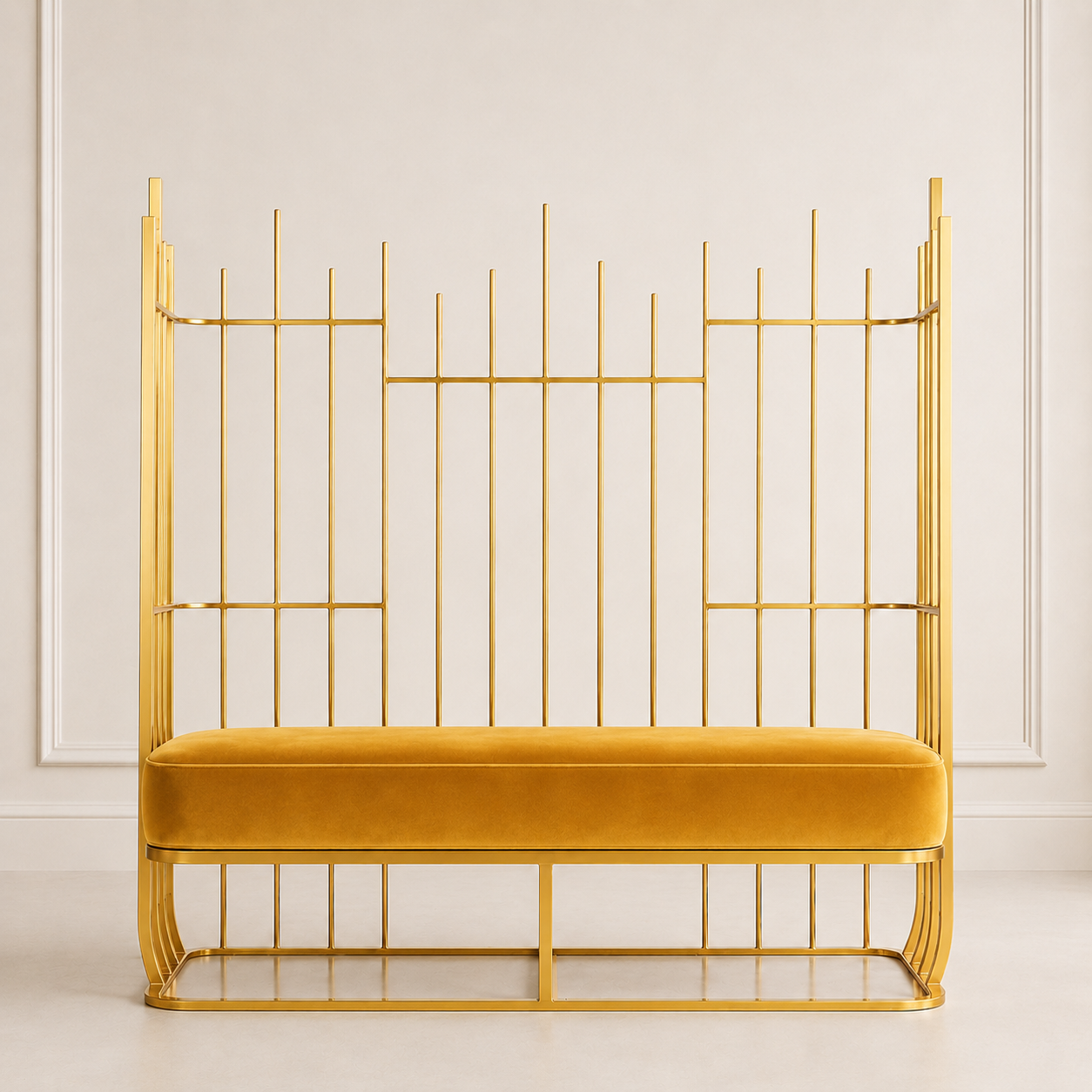 Aria Metal Loveseat