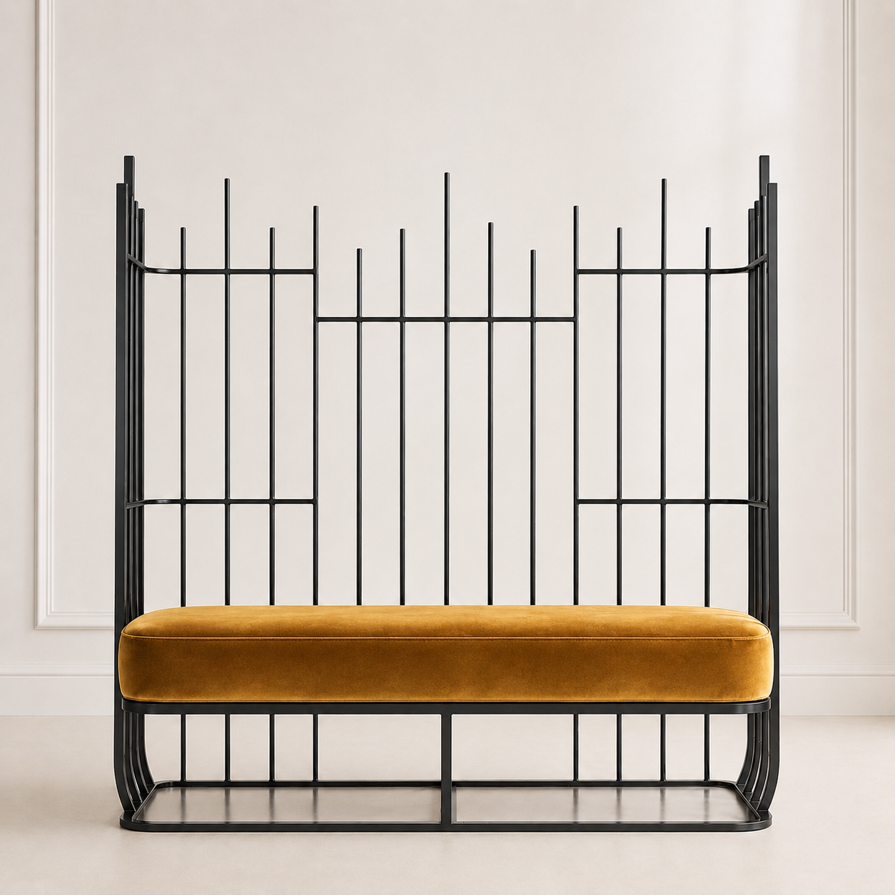 Aria Metal Loveseat