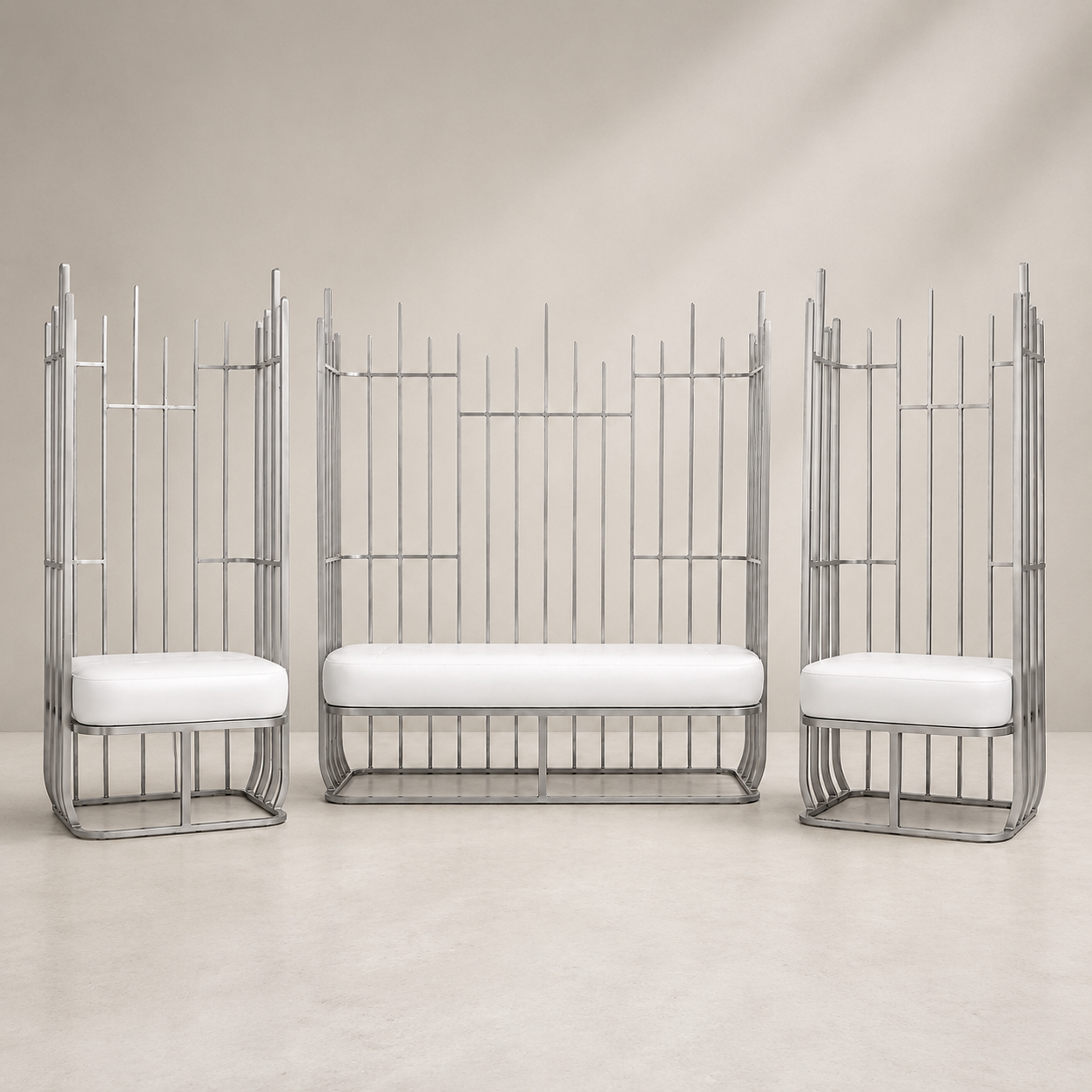 Aria Metal Loveseat