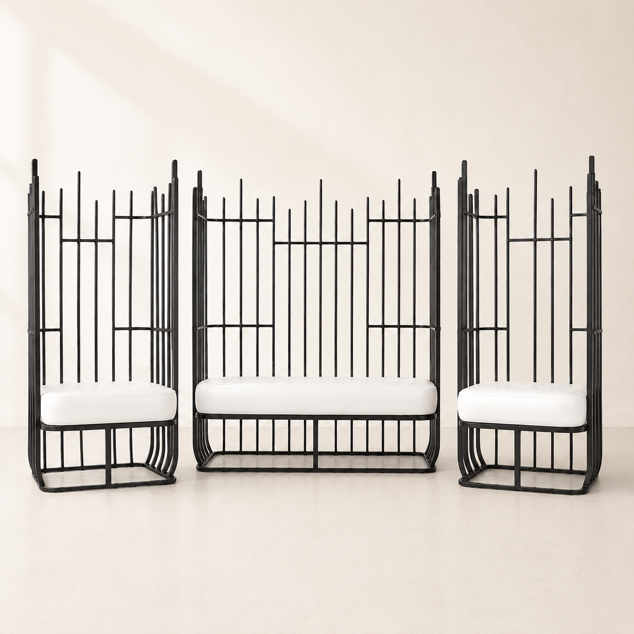 Aria Metal Loveseat