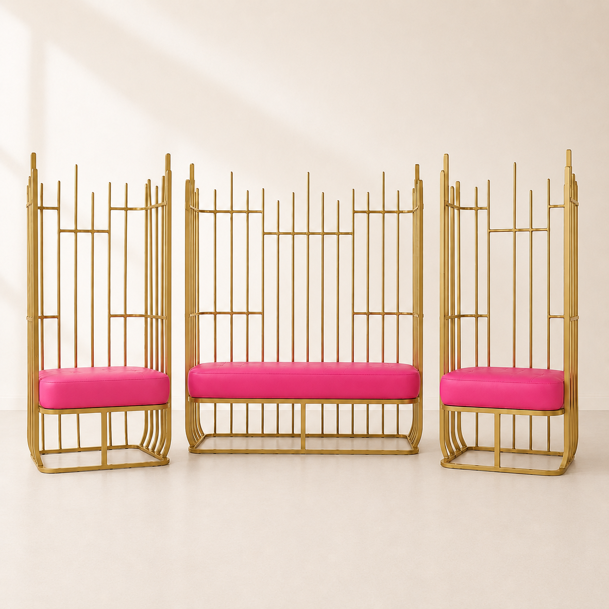 Aria Metal Loveseat