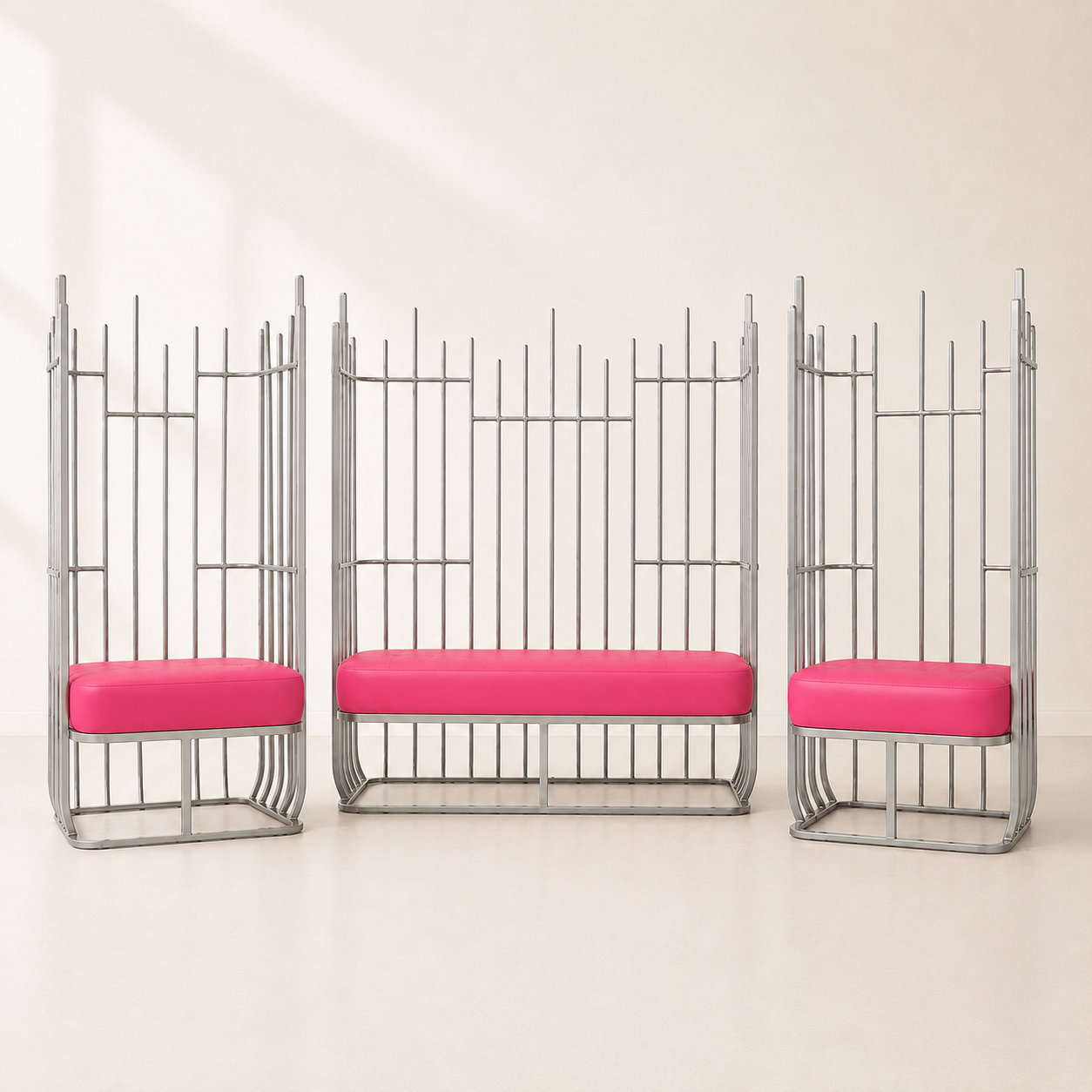 Aria Metal Loveseat
