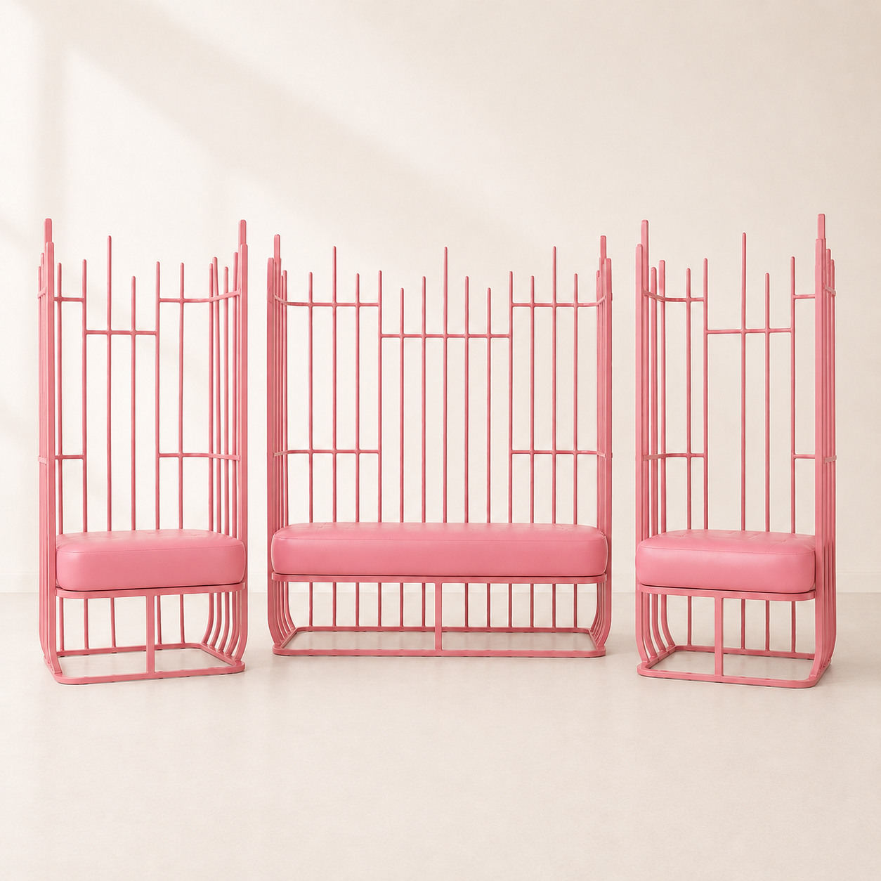 Aria Metal Loveseat