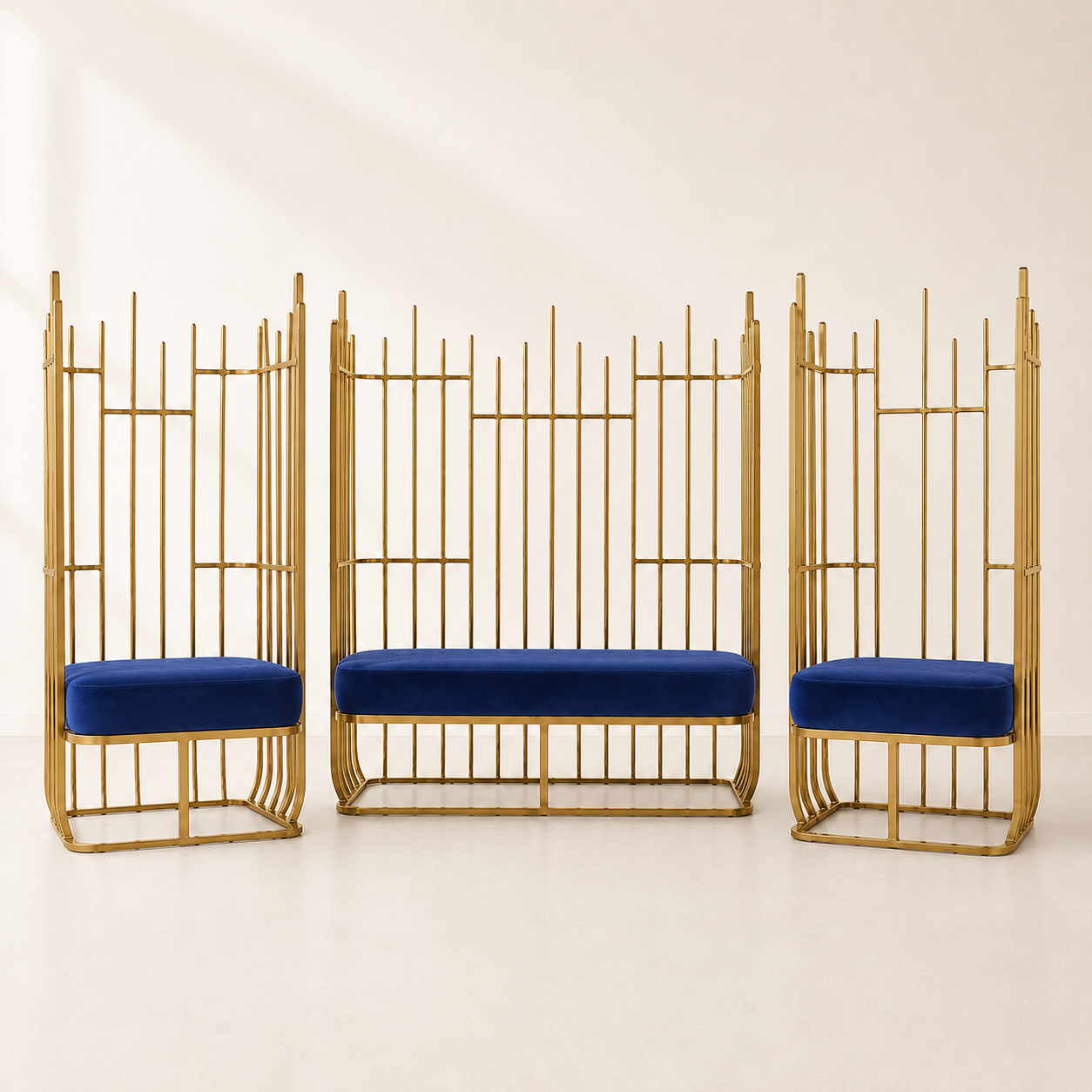 Aria Metal Loveseat