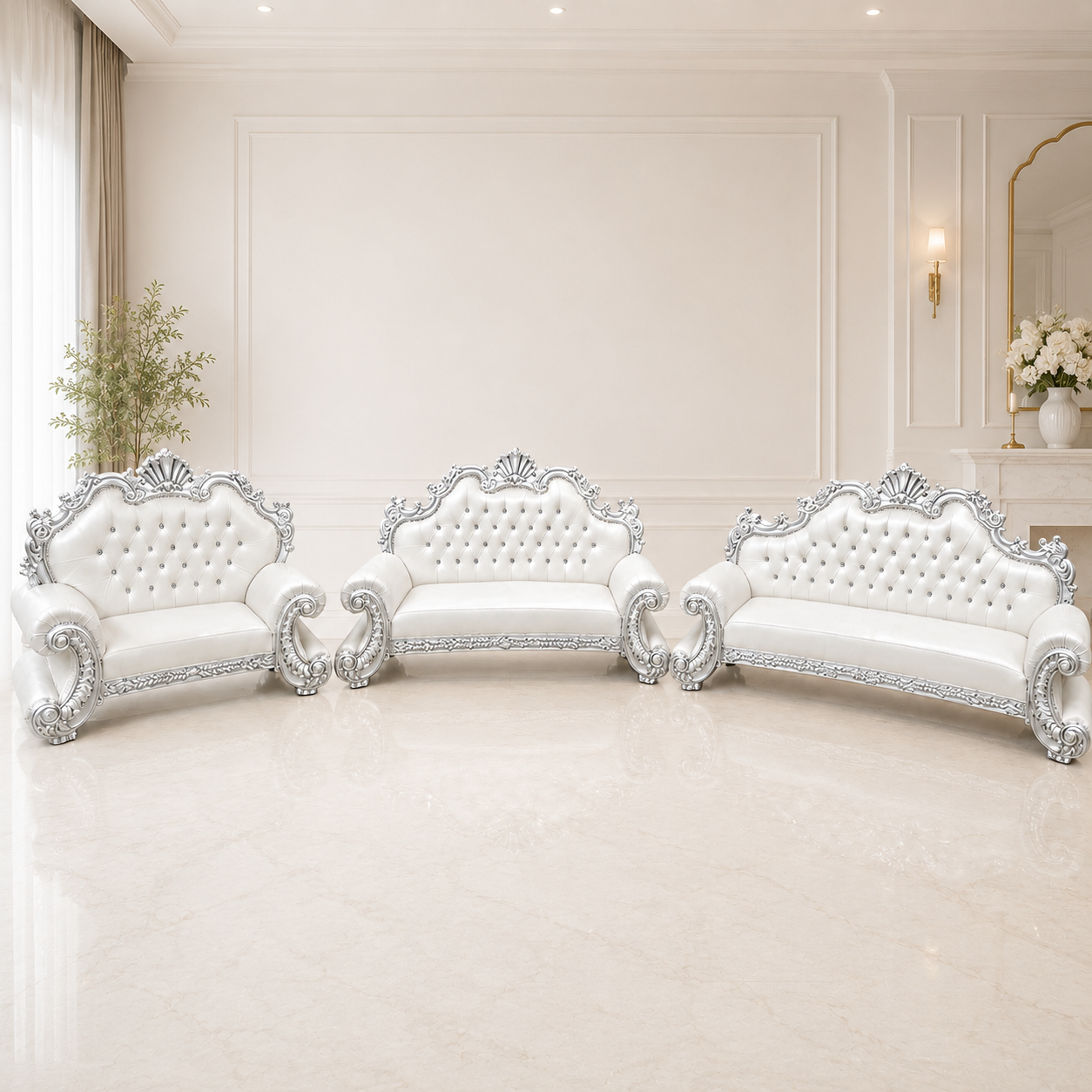 King Charles 3Pc. Regal Sofa Set