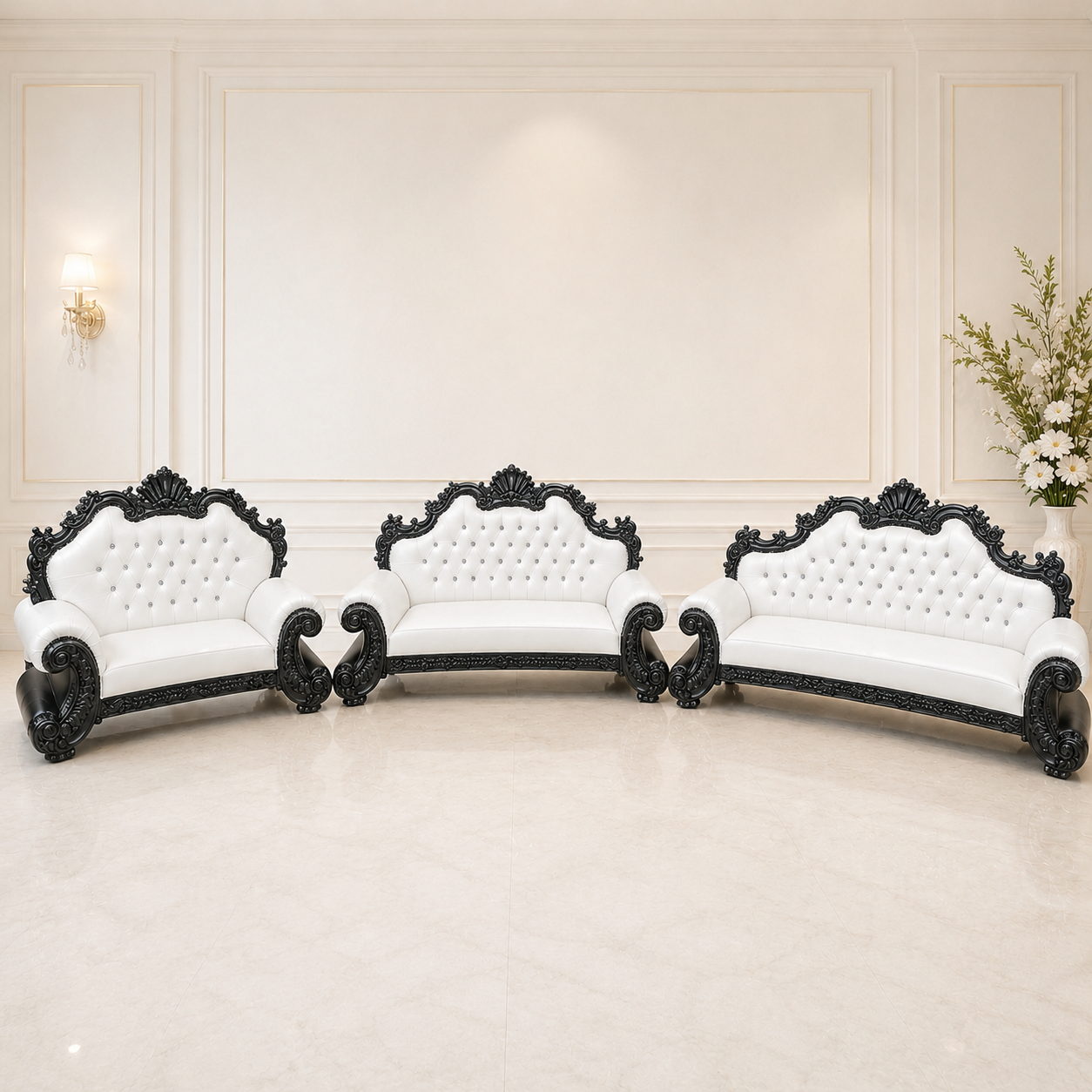 King Charles 3Pc. Regal Sofa Set