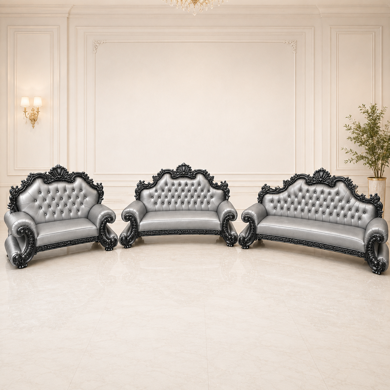 King Charles 3Pc. Regal Sofa Set