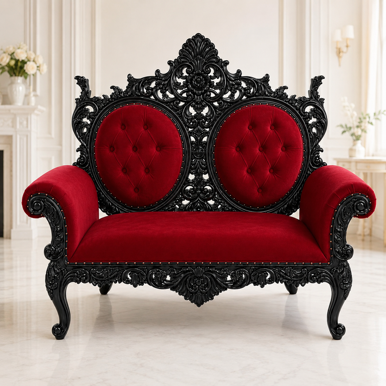 Vesper Loveseat Throne