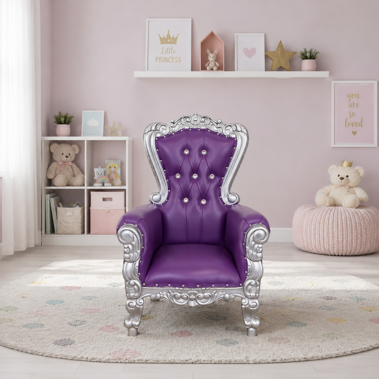 Mini Tiffany 33 Kids Throne - Vinyl