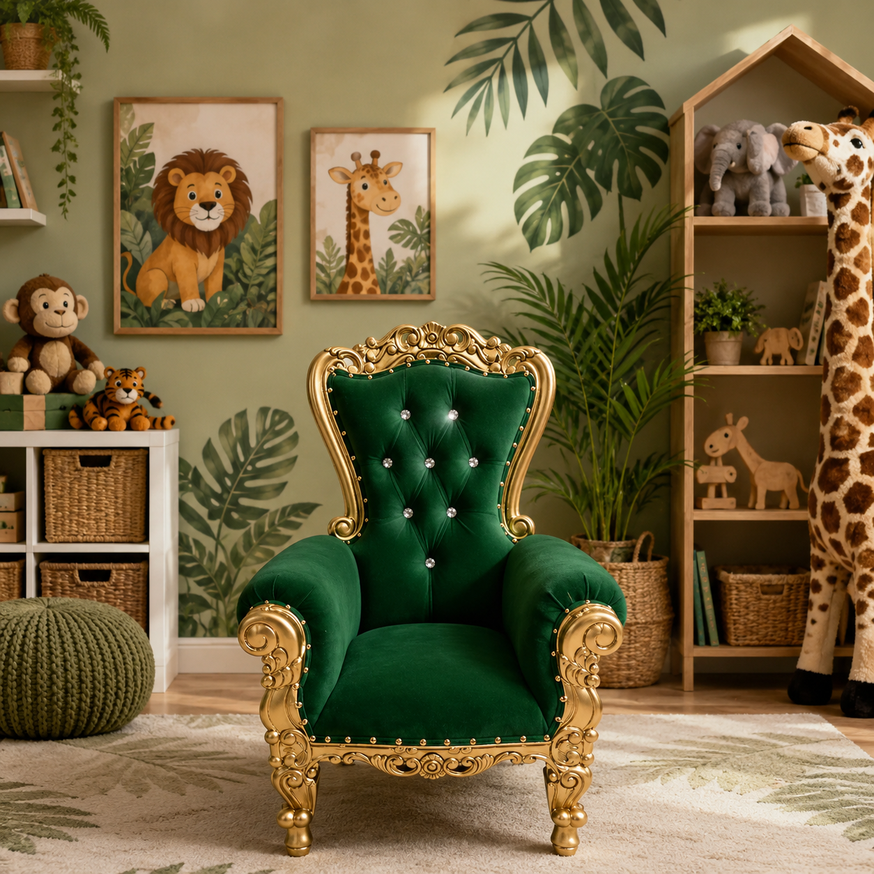 Mini Tiffany 33 Kids Throne - Velvet