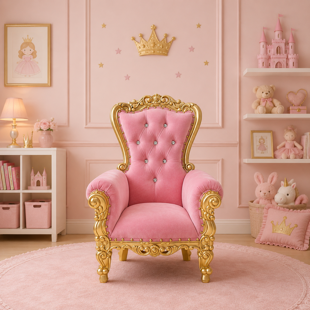Mini Tiffany 33 Kids Throne - Velvet