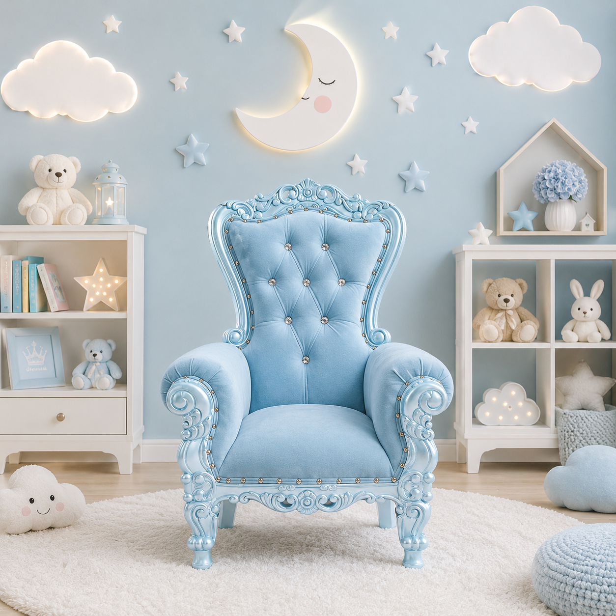 Mini Tiffany 33 Kids Throne - Velvet