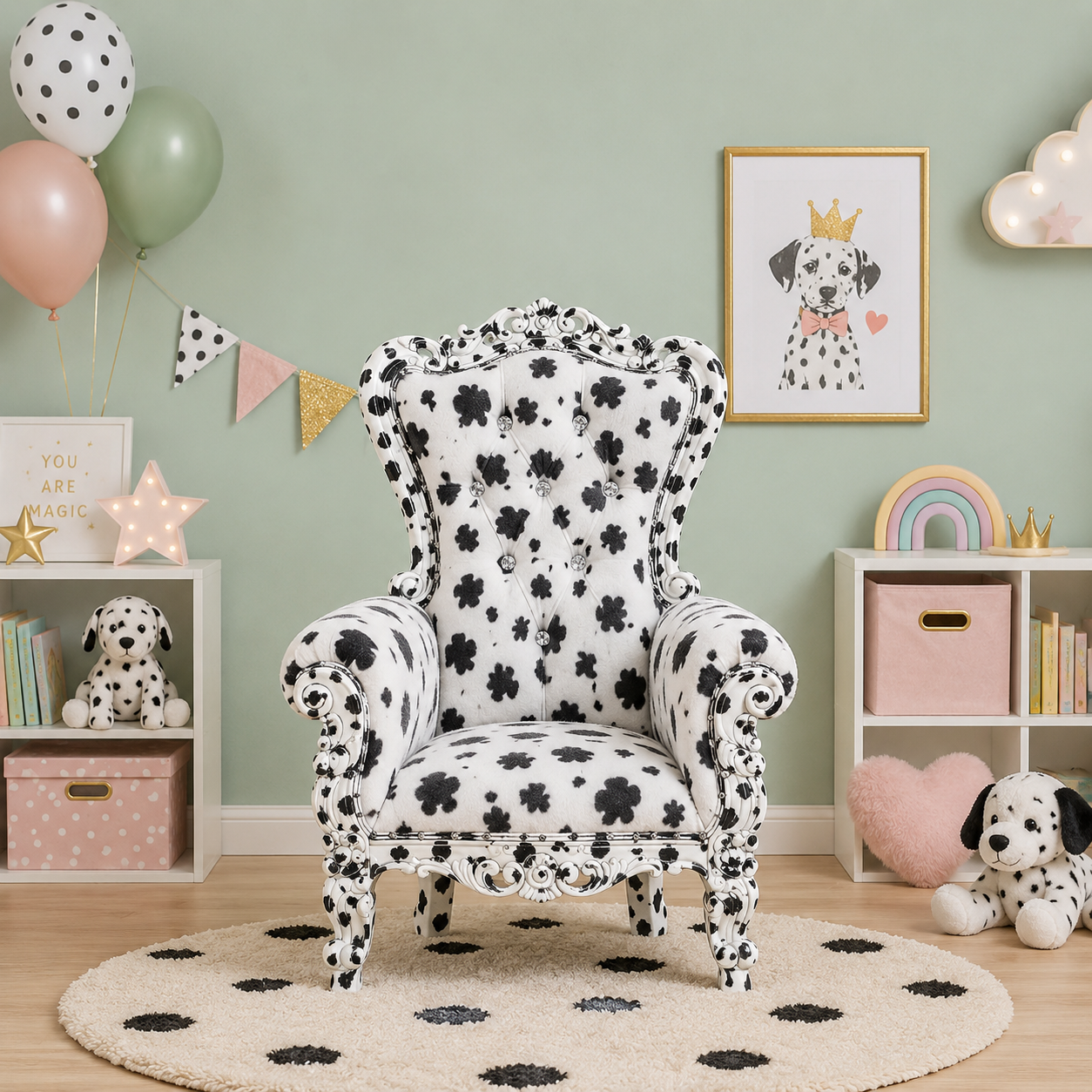 Mini Tiffany 33 Kids Throne - Velvet