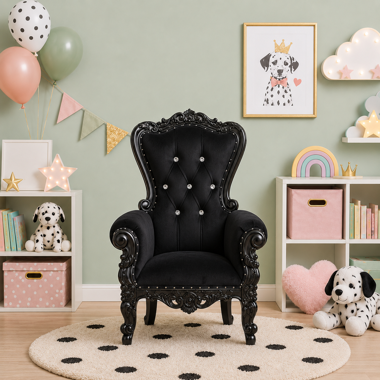 Mini Tiffany 33 Kids Throne - Velvet