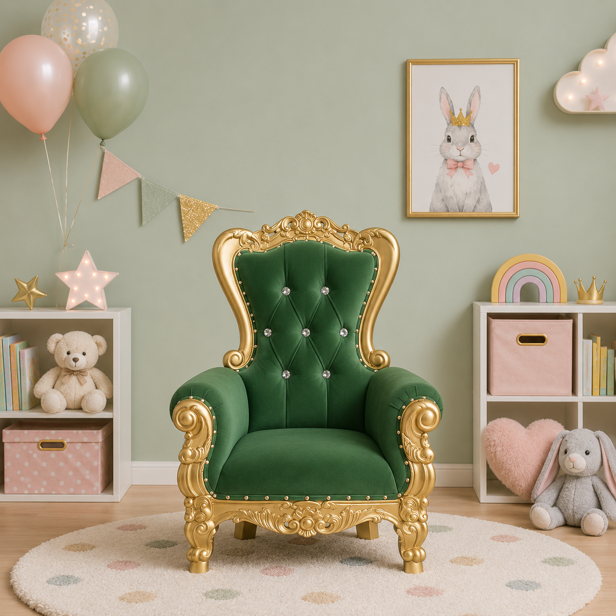 Mini Tiffany 33 Kids Throne - Velvet