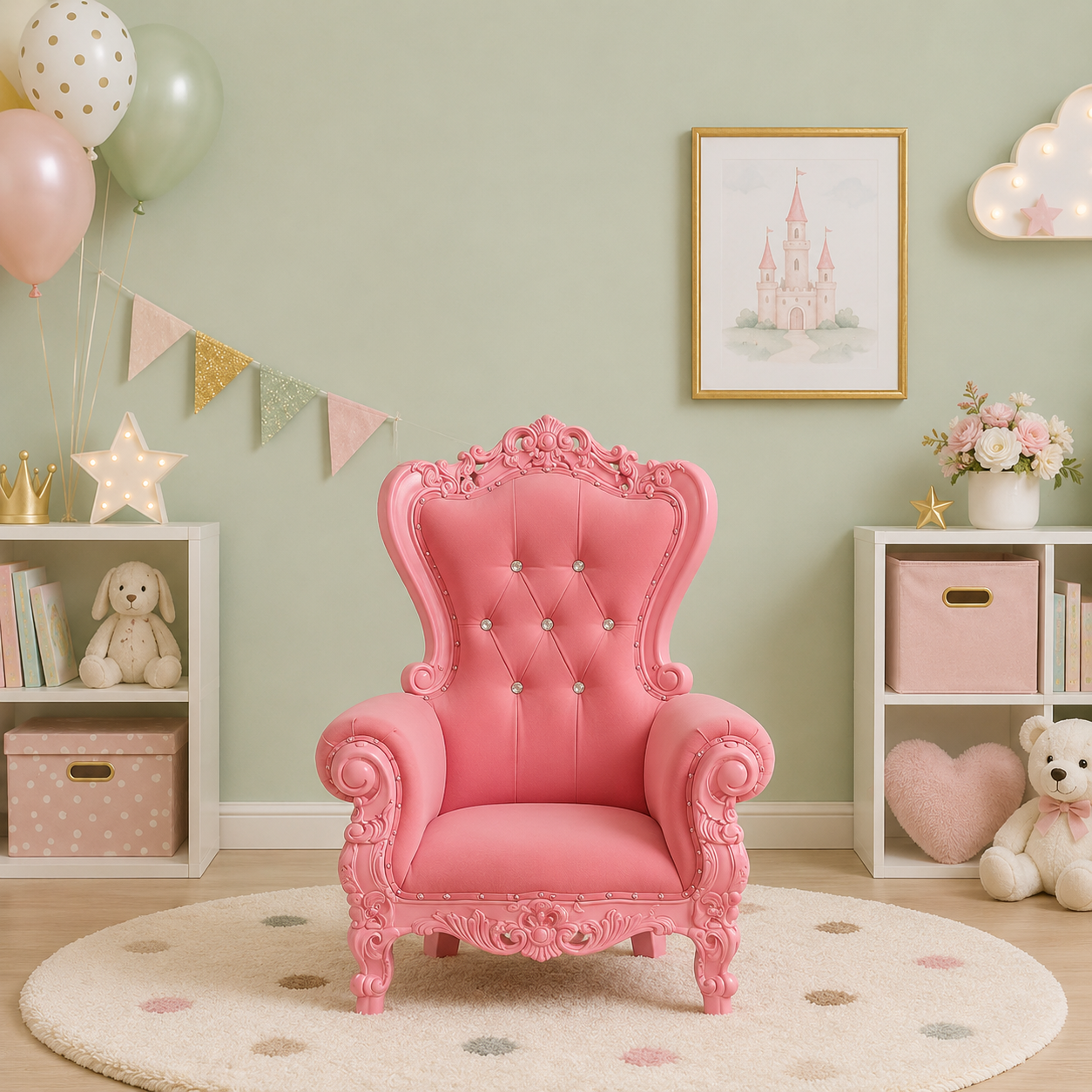 Mini Tiffany 33 Kids Throne - Velvet