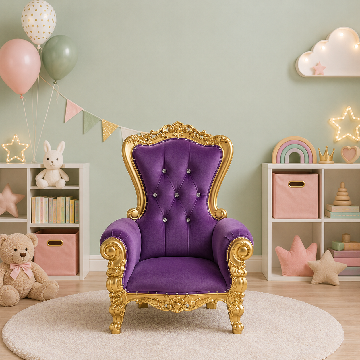 Mini Tiffany 33 Kids Throne - Velvet